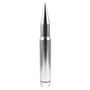 Anti-Theft Anodized Silver Vulcan Billet Stubby Short Antenna 7" AM FM For Jeep (for: Jeep)