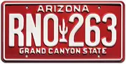Fast and The Furious | RNO 263 | Metal Stamped License Plate