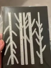 BARE TREES METAL DIE CUT SET - BRAND NEW-PLUS -HELLO WINTER SENTIMENT