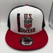 New Era 9Fifty USA Soccer Snapback Hat Red/White/Blue OSFM