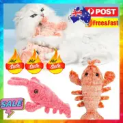 Throbbing Floppy Lobster Dog Toys Pet Interactive Toys Dogs Cats KU