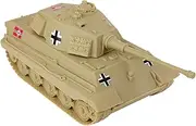 BMC WW2 German King Tiger Tank - 1:32 Vehicle for Plastic Army Men Tan