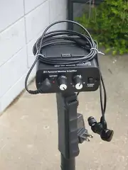 Drummers Hard Wired In Ear Monitor System - FCS11B Bass Version & S1 Stereo Amp