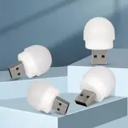 4PC USB Plug Light Computer Mobile Power Charging Small Book Light LED Eye