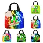 Unspeakable Kids Lunch Box School Thermal Insulated Food Bag Zip Storage Tote