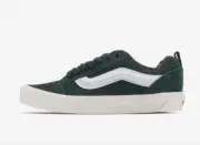 VANS KNU SKOOL PIG SUEDE PLAID VN000CS0PRM GREEN men's sneakers CASUAL LOW TOP