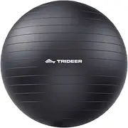 Trideer Exercise Ball (45-85cm) Extra Thick Yoga Ball Chair, Anti-Burst Heavy Duty Stability Ball Supports 2200lbs, Birthing Ball with Quick Pump (Office & Home & Gym)