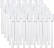 100 Piece Crevice Cleaning Brushes Tools Hole Brush Disposable Toilet Brush PP+Non-Woven Fabric Keyboard Scrub Brush for Window Door Track