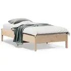 vidaXL Bed Frame 90x190 cm Solid Wood Pine