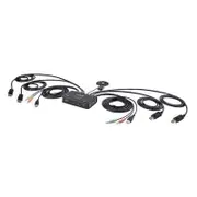 StarTech C2-DD46-UA2-CBL-KVM 2-Port Dual-Monitor Cable KVM Switch