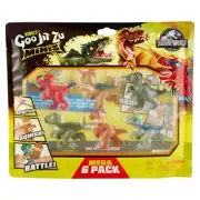 Heroes of Goo Jit Zu Minis Jurassic World Minis Mega 6 Pack