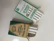16 Pieces White Dustless Chalk Binney Smith Standards Vintage