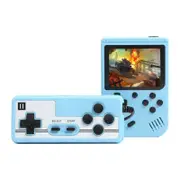 Mini Handheld Game Console with 800 Games Support TV Output and Two Players-Blue