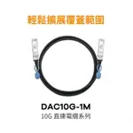 【含稅】ZYXEL合勤 10G SFP+ DAC 光纖 直聯電纜 1M DAC10G-1M 光纖線材