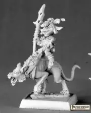 Reaper Pathfinder Miniatures 60014 GOBLIN COMMANDO ON DOG