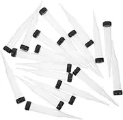 VILLFUL 50pcs Flower Storage Cup Planter Single Clear Floral Tubes Water Floral Picks Vials for Flower Arrangements Stem Water Tubes Rose Toddler Water Plastic Bracket