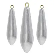 Drop Shot Fishing Weight Sinker Teardrop Saltwater Fishing Weights Lead Casti...