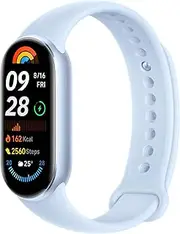 [Xiaomi] Smart Band 9 Health & Fitness Tracker, 60Hz Refresh Rate 1.62" AMOLED Display, 21-Day Battery Life, 150+ Sports Modes, Blood Oxygen, Heart Rate,Sleep & Stress Monitoring, 15.8g (Blue)