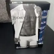 Hickey Freeman Boxer Briefs L Pack of 4 Cotton Stretch New