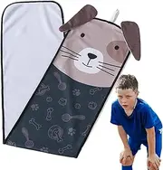 Kids Beach Towels | Dog Print Quick Dry Towel | 30 x 6 Inches Cartoon Beach Towel Super Absorbent Quick Dry Beach Cool Down Towel Soft for Girls