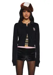 [Dolls Kill x Paul Frank] Dapper Mood Knit Cardigan