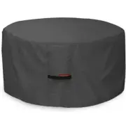Porch Shield Fire Pit Cover - Waterproof 600D Heavy Duty Round 32"x16"