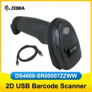 Zebra DS4608-SR00007ZZWW 1D/2D Handheld Barcode Scanner Reader with USB Cable