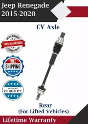 OE Rear CV Axle For 2015-2020 Jeep Renegade w/ Lifted Susp. Lifetime Warranty (for: Jeep)