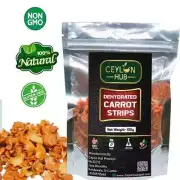 Dehydrated Carrot 1-3cm Flakes Use For Soup, Noodles, Fried Rice & Vegetable Mix