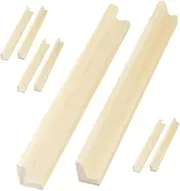 Vaguelly Elegant Wooden Letter Ornaments 8pcs Domino Bases for Display DIY Supply Desktop Domino Rack Versatile Game Accessory