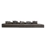 [James Lane] Riley Muse Mink Modular Sofa - 1x Arm, 4x Armless, 1x Right Terminal