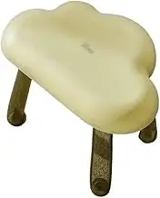 Plastic Stool, Two Colors of Cloud Shaped Small Stool for Home Renovation Living Room Bedroom Bathroom Balcony(Green)