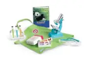 American Girl Science Lab Set 2013 NEW Microscope Slides Test Tubes Textbook