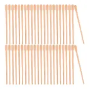 100 PCS Waxed Wooden Stick Sticks for Body Hair Removal Man Miss