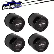 Pro Comp 2515018 Gloss Black Center Wheel Hub Cap Caps - 5.15” ( SET OF 4 )