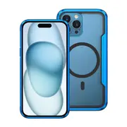 iPhone 15 Plus Heavy-Duty Shockproof Armour Case Cover - MagSafe Compatible, Premium Anti-Scratch & Drop-Resistant - Blue