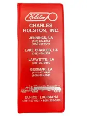 VTG Holston Semi Guillory Tank Truck Advertisement Vinyl Notebook Ledger Eunice