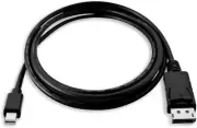 Mini Dislayport to Displayport V7 1.8M (6ft) MDP-2-DP Cable, Black 1.3 DP Cable