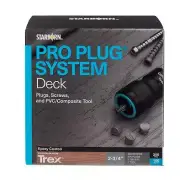 Pro Plug System for PVC Plugs and Epoxy Screws for Trex Tree House Decking, 375