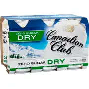 Canadian Club Zero Sugar Dry Can 375mL