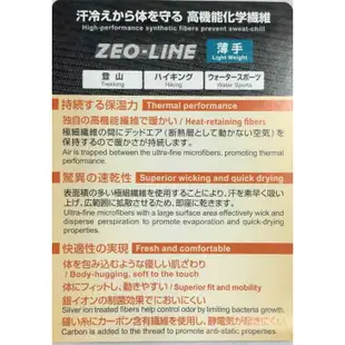 【台灣黑熊】日本 mont-bell 1107746 男款 Zeo-Line L.W. Trunks 排汗快乾四角內褲