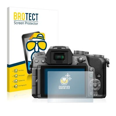 2 x BROTECT® Matte Screen Protector, anti-glare for Panasonic Lumix DMC-G7