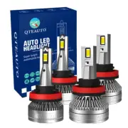 4PC H8/H9/H11 LED Low Beam Fog Light 140W 12V 6000K IP68 For 2007-2013 Volvo S80 (for: Volvo)
