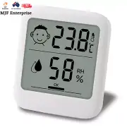 Digital Thermometer and Hygrometer with Comfort Face Display, Hygrometer, Stand,