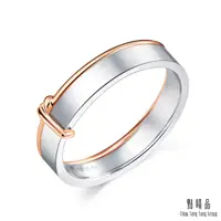 在飛比找PChome24h購物優惠-點睛品 Promessa 同心結 18K金結婚戒指(男戒)