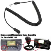 For Garmin VHF 200 Replacement Microphone Mic Cord Cable Coiled NEW Assembly