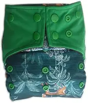 AIO Reusable Washable Cloth Diaper Nappy Charcoal Bamboo Insert Overnight (A20)