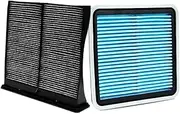 Cabin Air Filter and Engine Air Filter Fit for 2009-2018 Forester Activated Carbon Cabin Filter Replacement CF10930 16546AA090 Car Accessories