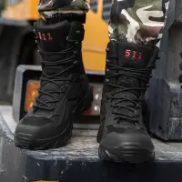 在飛比找蝦皮商城精選優惠-大碼39-48戶外男鞋 特種兵作戰軍靴 高幫運動靴子 透氣 