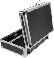 TOPPERFUN Aluminum Carrying Case Portable Multi Functional Toolbox for Tools Office Files Travel with Locking Mechanism for Outdoor Projects and Safe Storage